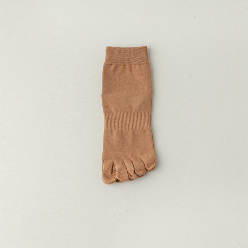 women's cotton toe socks, view 5 - MRSLM