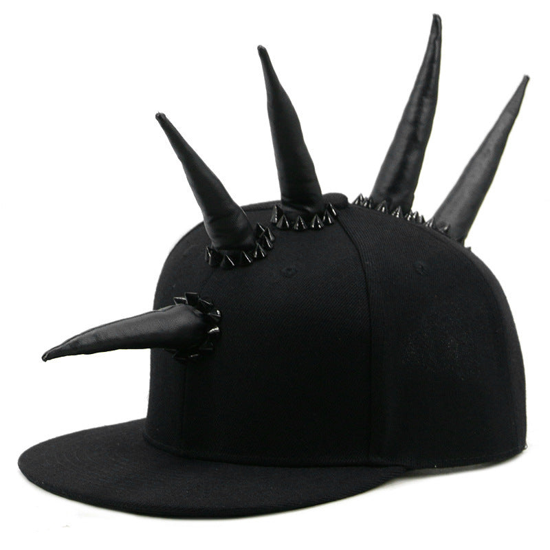 punk demon teeth hat, view 9 - MRSLM