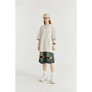 glowing oversized hip hop tee, view 3 - MRSLM