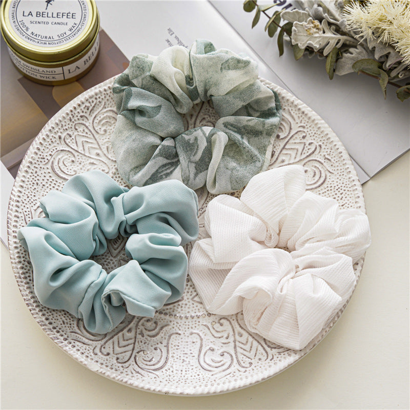 solid color elastic hair bands, view 5 - MRSLM