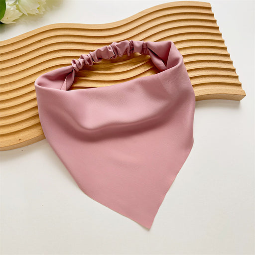 satin triangle hair scarf, view 3 - MRSLM
