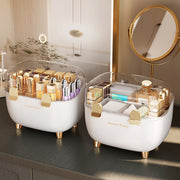 lipstick holder organizer with dustproof lid, view 7 - MRSLM