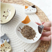 cat ceramic seasoning dish, view 8 - MRSLM