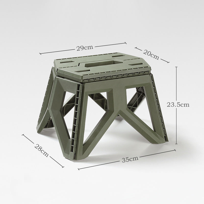 outdoor portable folding stool, view 2 - MRSLM