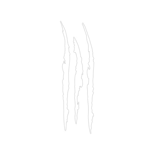 Reflective monster claw car stickers, view 3 - MRSLM