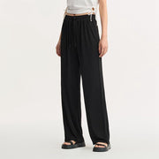 wide-leg drawstring trousers, view 6 - MRSLM