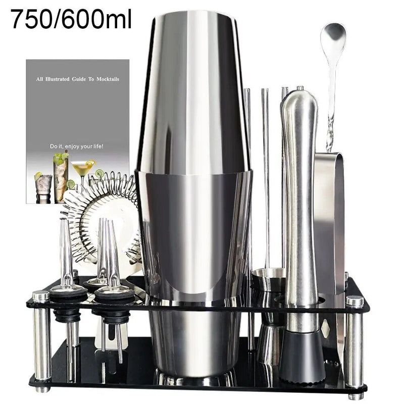 boston cocktail shaker set, view 9 - MRSLM