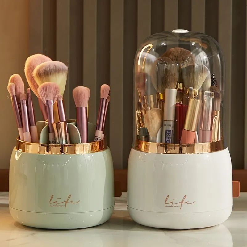 rotating cosmetic brush holder, view 6 - MRSLM