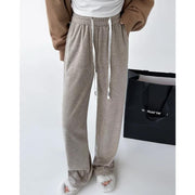high-waist drawstring wide leg pants, view 11 - MRSLM