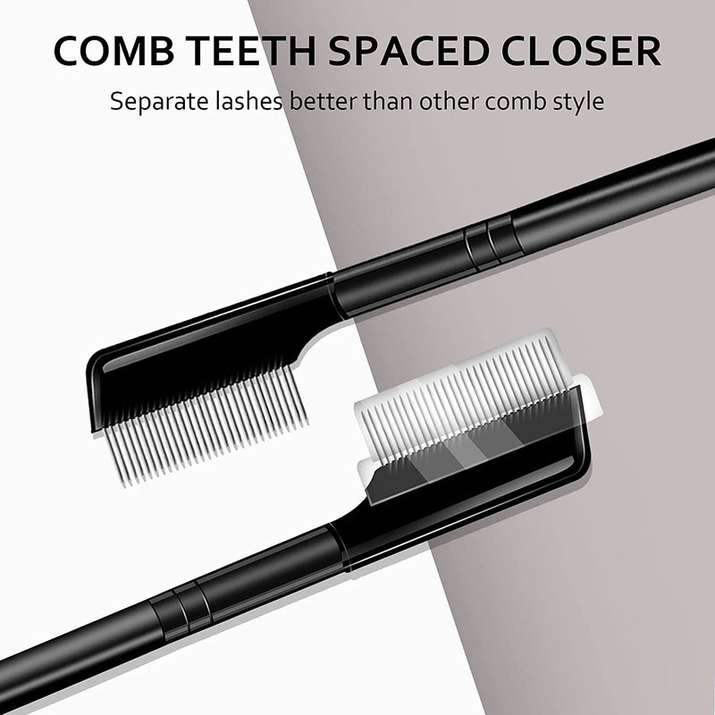 metal teeth eyelash comb, view 3 - MRSLM