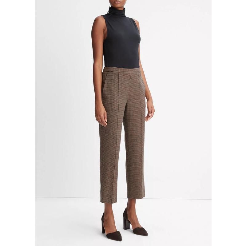 houndstooth high-waist trousers, view 3 - MRSLM