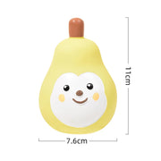 fruit-shaped squeaky dog toy, view 3 - MRSLM