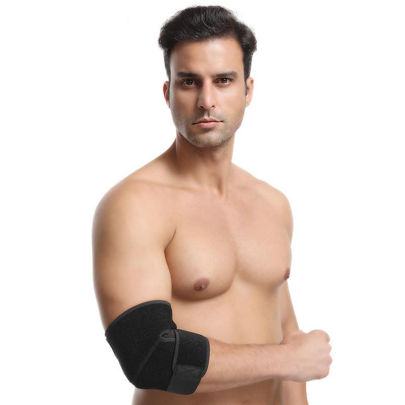 adjustable elbow support wrap brace, view 6 - MRSLM