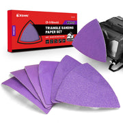 Zirconia triangle sanding paper set, view 2 - MRSLM