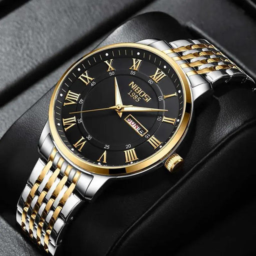 quartz wristwatch with luminous hands - MRSLM