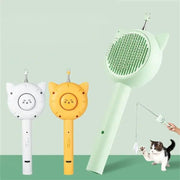 5-in-1 cat grooming and play brush - MRSLM