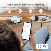 v3x robot vacuum and mop combo, view 5 - MRSLM