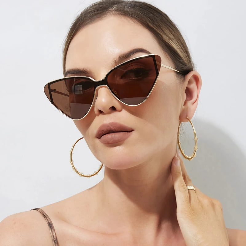 metal cat eye sunglasses - MRSLM