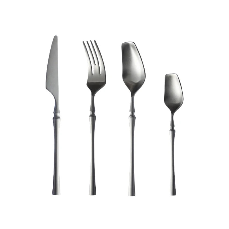 stainless steel western cutlery set, view 6 - MRSLM