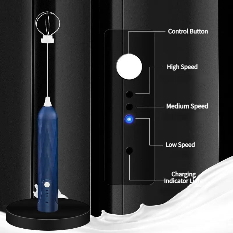 USB rechargeable mixer and milk frother, view 13 - MRSLM