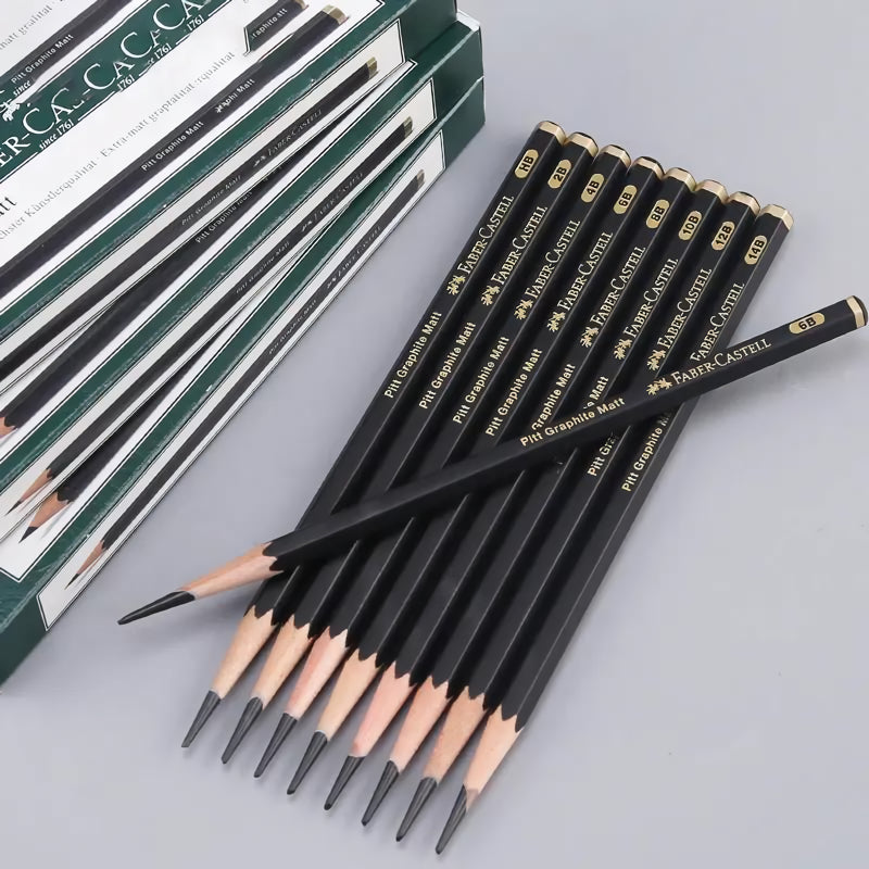 8-piece graphite pencil set, view 3 - MRSLM