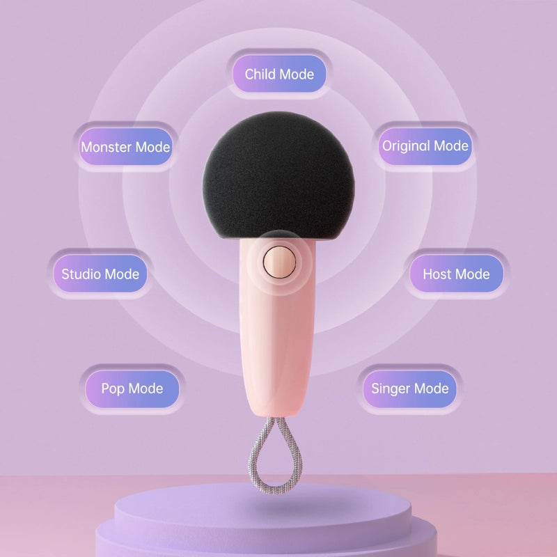 portable bluetooth karaoke speaker with microphone, view 6 - MRSLM