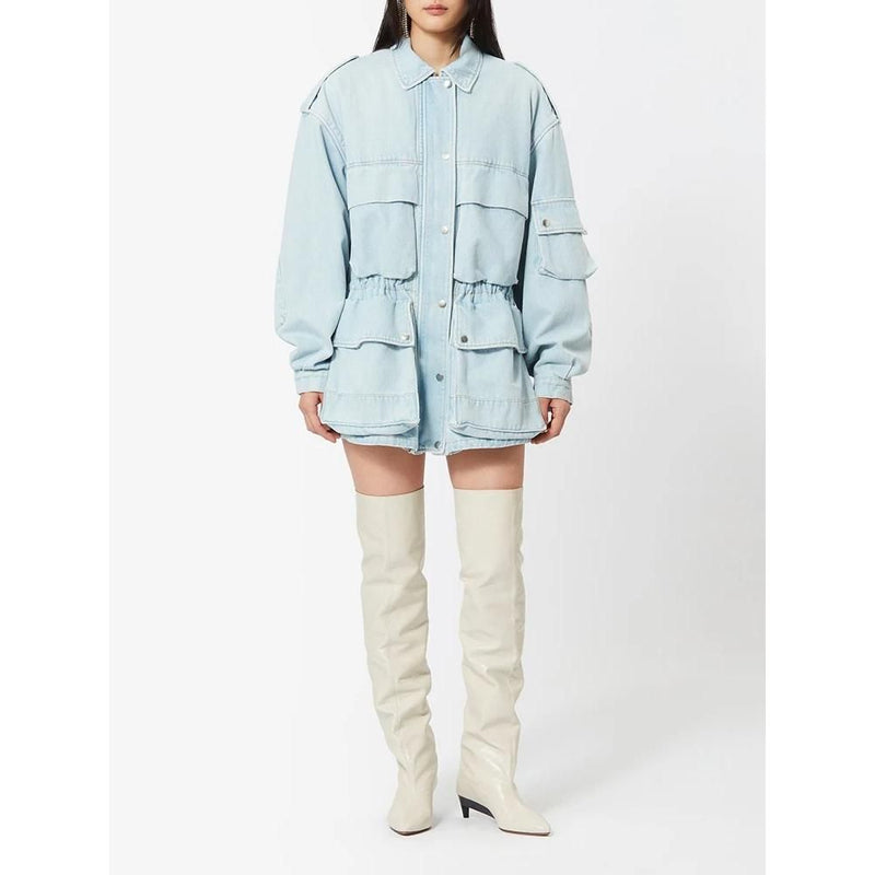 patchwork denim jacket, view 6 - MRSLM