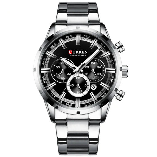 men's stainless steel quartz watch, view 5 - MRSLM