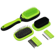 5-in-1 pet grooming brush set, view 2 - MRSLM