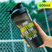 portable protein shaker bottle, view 2 - MRSLM