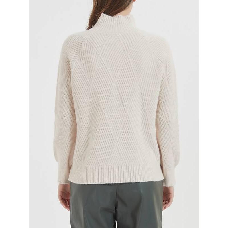 knitted turtleneck sweater, view 7 - MRSLM