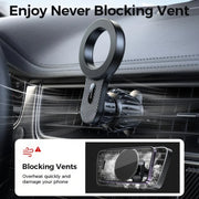 universal magnetic car phone holder, view 4 - MRSLM