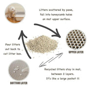 honeycomb cat litter mat, view 11 - MRSLM