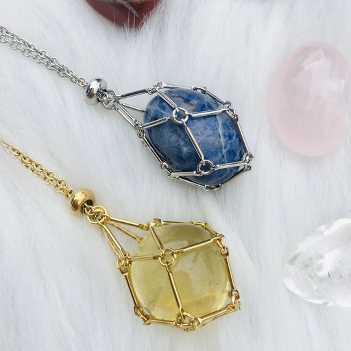 customized stone pendant necklace - MRSLM