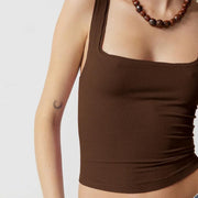 knitted sleeveless crop top, view 9 - MRSLM