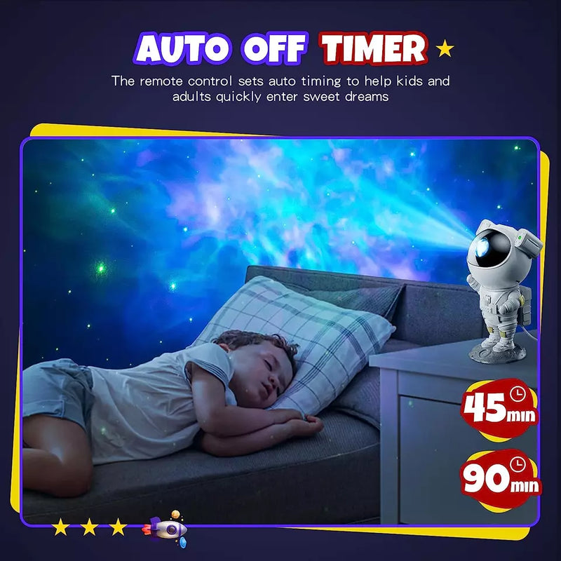 Astronaut star projector lamp, view 7 - MRSLM