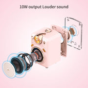 portable bluetooth karaoke speaker with microphone, view 8 - MRSLM