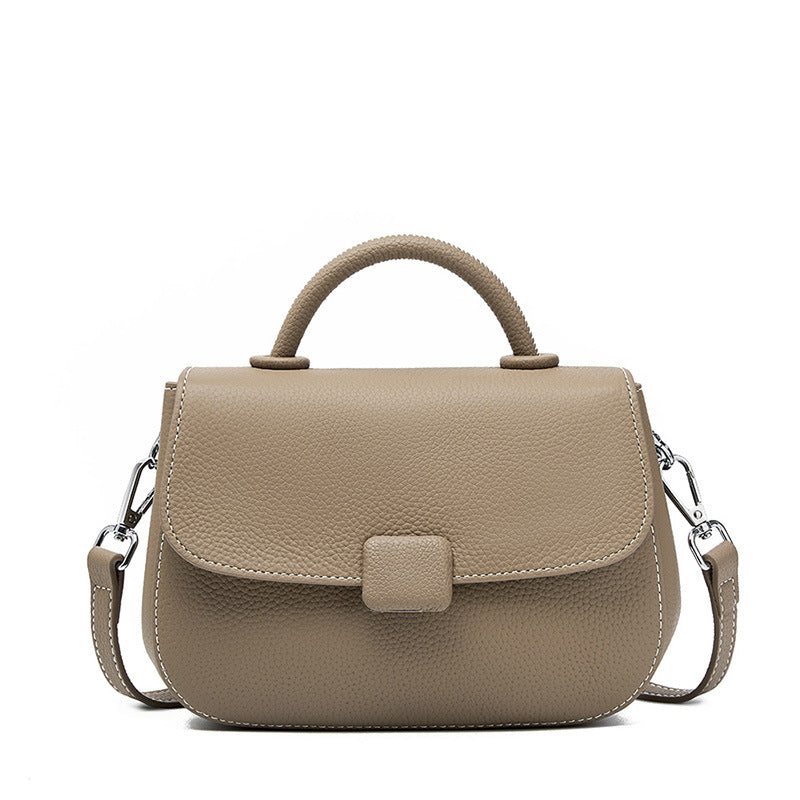 leather crossbody saddle bag, view 4 - MRSLM