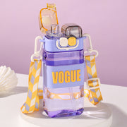 leak-proof kids water bottle with straw, view 3 - MRSLM