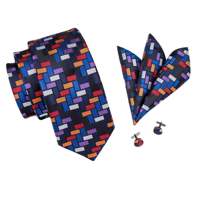 Handmade silk necktie set, view 5 - MRSLM