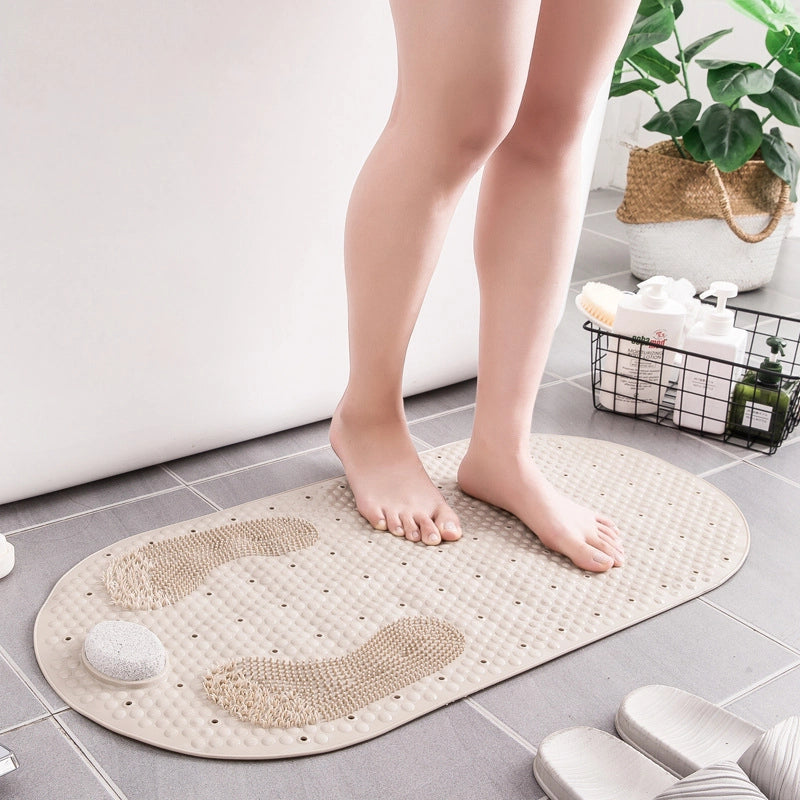 non-slip bathroom floor mat, view 5 - MRSLM