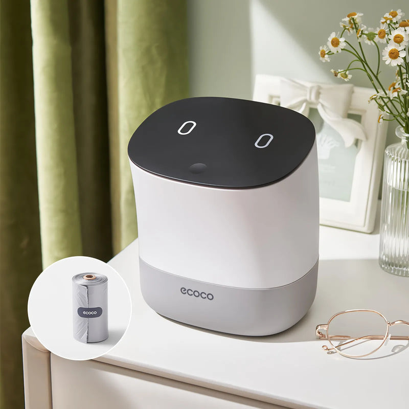 compact desktop trash bin, view 4 - MRSLM