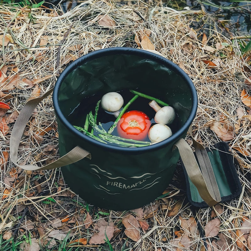 collapsible camping bucket food grade, view 3 - MRSLM
