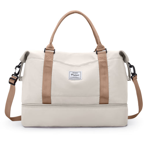 women's weekender bag with shoe compartment, view 3 - MRSLM
