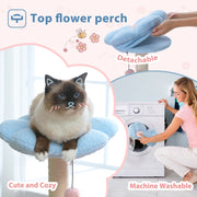 flower cat tree, view 6 - MRSLM