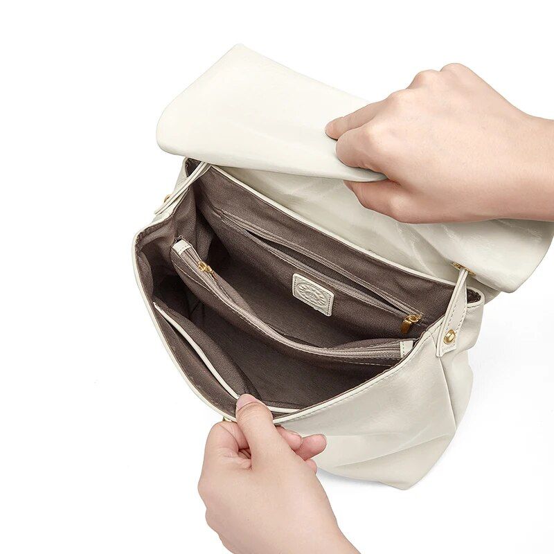 fashion travel backpack with triple shoulder straps, view 9 - MRSLM