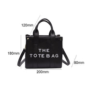 women's PU leather tote bag, view 3 - MRSLM