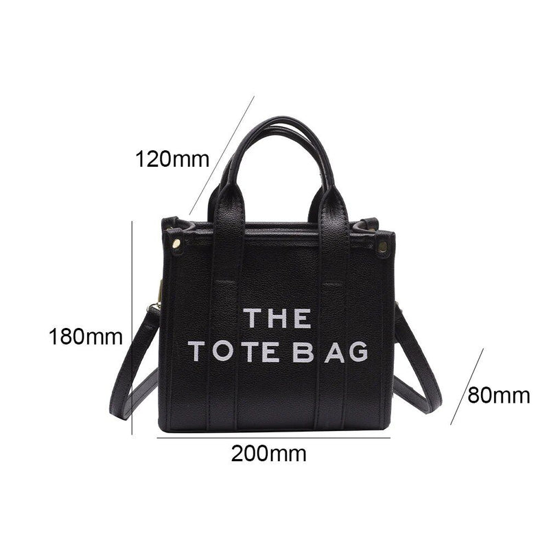 women's PU leather tote bag, view 3 - MRSLM