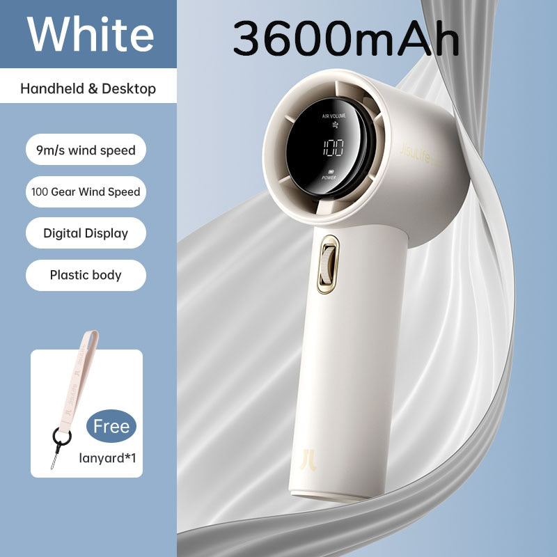 handheld mini fan, view 2 - MRSLM
