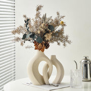 european white ceramic vase set, view 6 - MRSLM